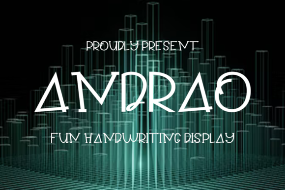 Andrao: A Modern Display Font for Digital Design