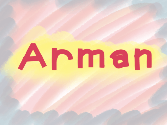 Arman: A Modern Display Font for Clean Branding