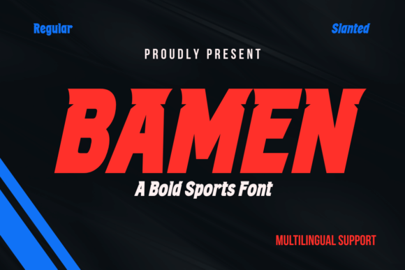 Bamen: A Dynamic Display Font for Bold Campaigns