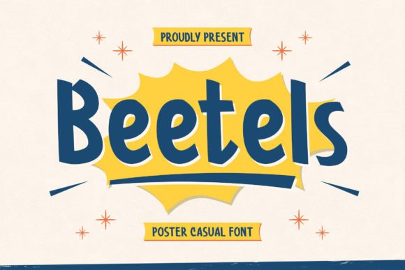 Beetels: A Playful Display Font for Editorial Design