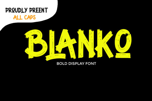 Blanko: The Dramatic Display Font for Your Brand