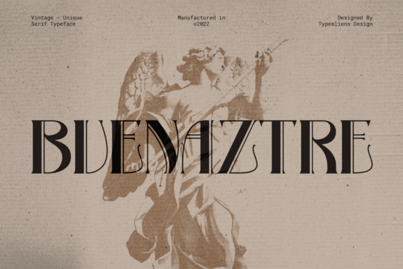 Bvenaztre: A Vintage Art Deco Display Font Review