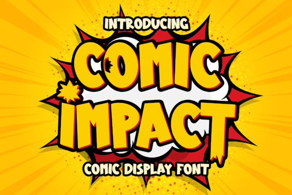 Comic Impact: A Bold Retro Display Font Review