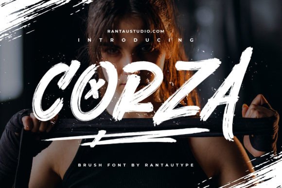 Corza: A Modern Display Font for Campaigns