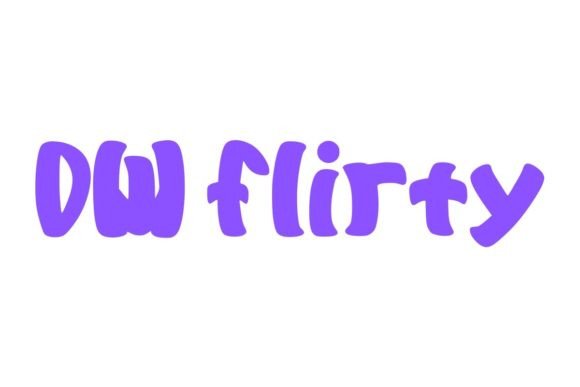 Dw Flirty: A Playful Display Font for Web Design