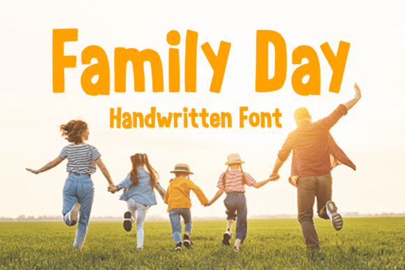 Family Day: A Warm Display Font for Editorial Design