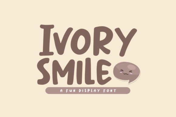 Ivory Smile: A Playful Display Font Review