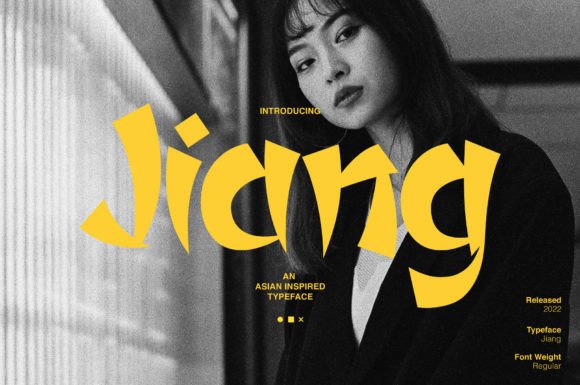 Jiang: A Sharp Asian-Inspired Font for Brand Identity