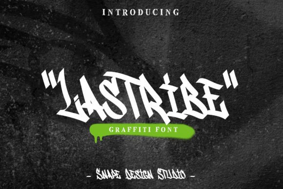 Lastribe: A Bold Display Font for Urban Editorial Design