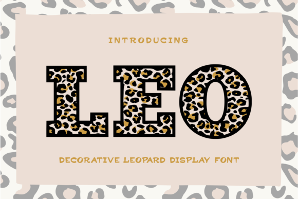 Leo: A Bold Display Font for Marketers