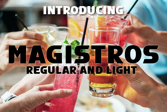 Magistros: A Bold Display Font for Brand Identity