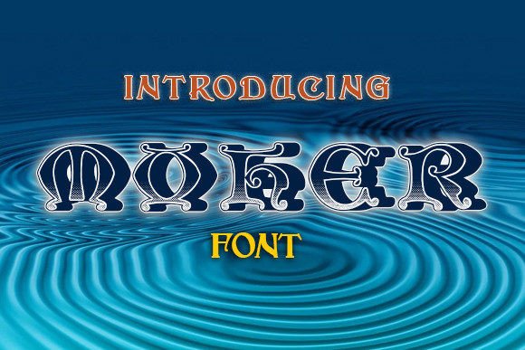 Moher: A Celtic Display Font for Makers