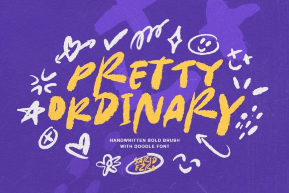 Pretty Ordinary: A Bold Display Font for Editorial Design