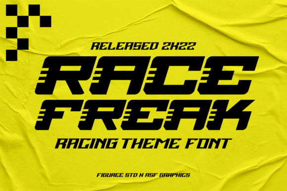 Race Freak: A High-Octane Display Font for Editorial Impact