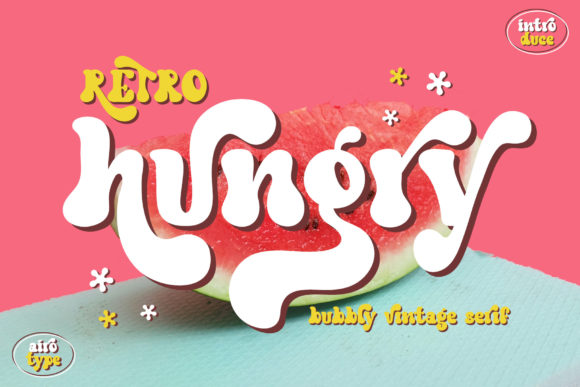 Retro Hungry: A Groovy Display Font for Web Design