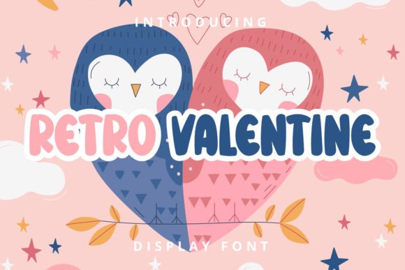 Retro Valentine: A Charming Display Font for Your Brand