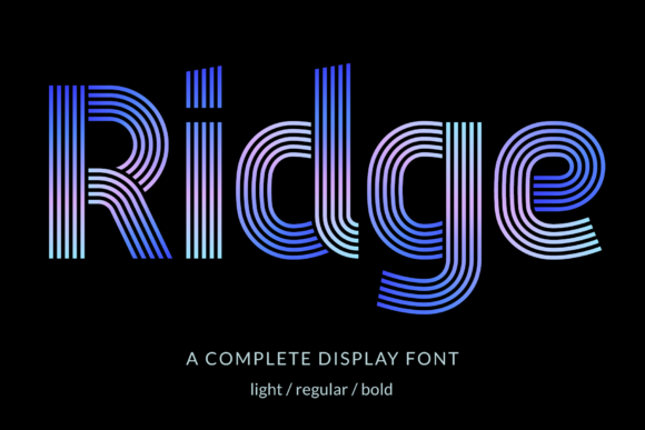 Ridge 5: The Perfect Display Font for Your Brand