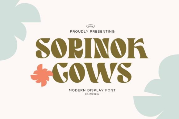 Sorinok Gows: A Feminine Display Font for Web Design