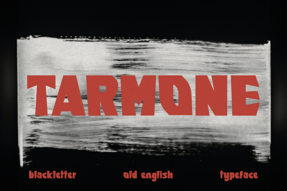 Tarmone: A Modern Blackletter Typeface for Web Design