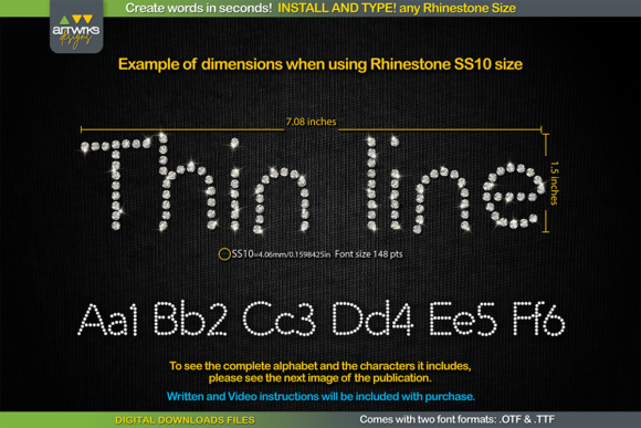 Thin Line: A Bold Display Font for Editorial Design