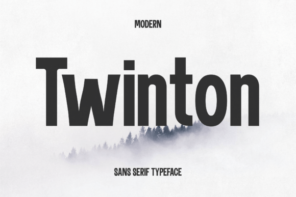 Twinton: A Modern Display Font for Bold Branding